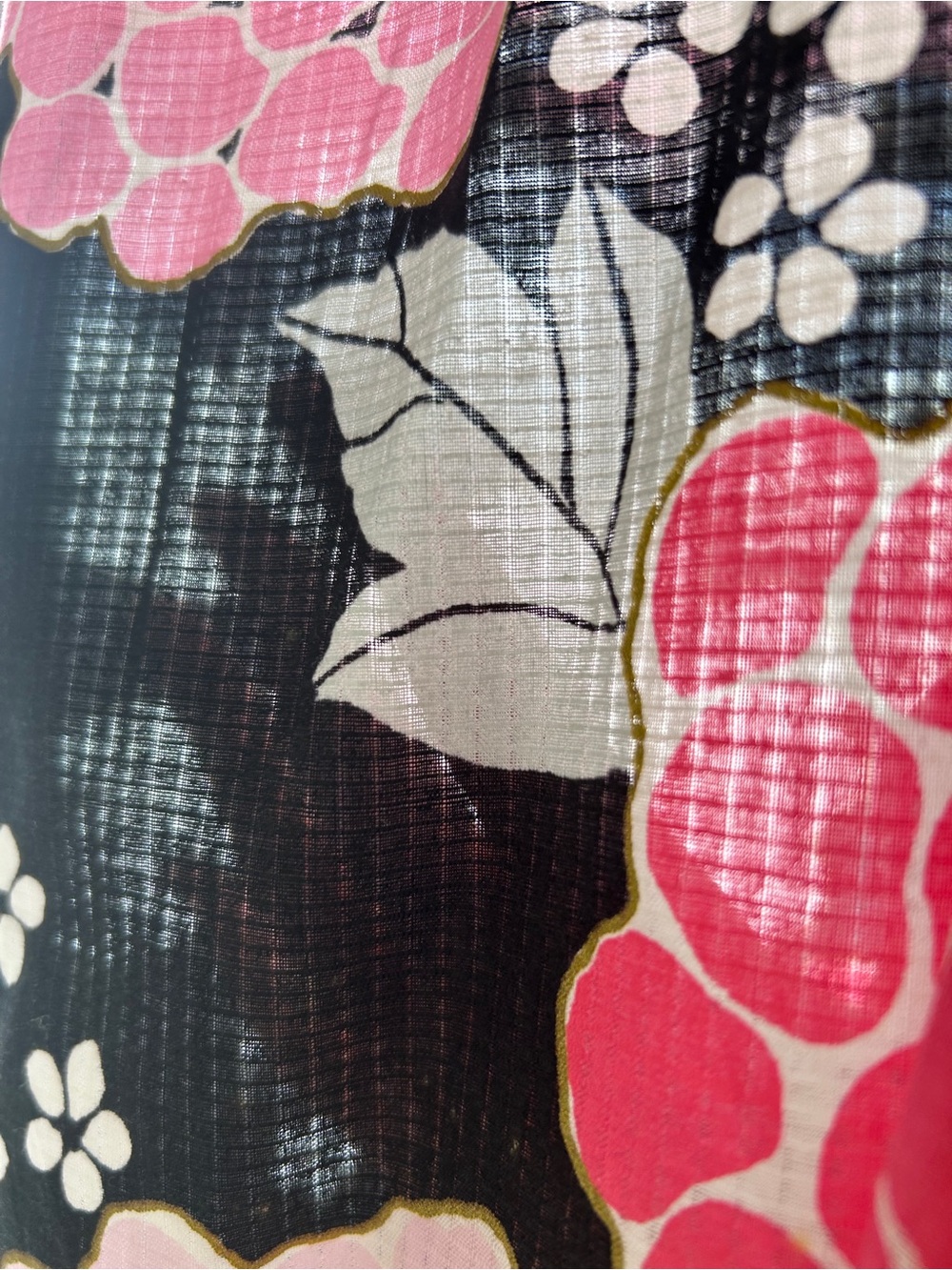 Cotton Floral Yukata with Obijime Cord - Picture 7 of 8